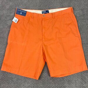 Vintage Polo Ralph Lauren Prospect Shorts Men's 40 Orange Cotton Classic Chino